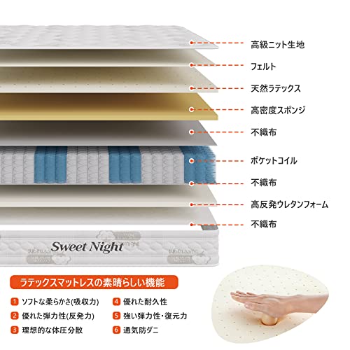 Sweet Night クイーンサイズ スプリングマットレス